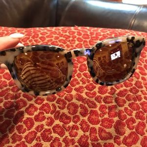 Oliver Peoples West Tortoise Polarized Sunglasses